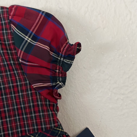 Chaps 18 months holiday tartan dress nwt - Picture 4 of 6